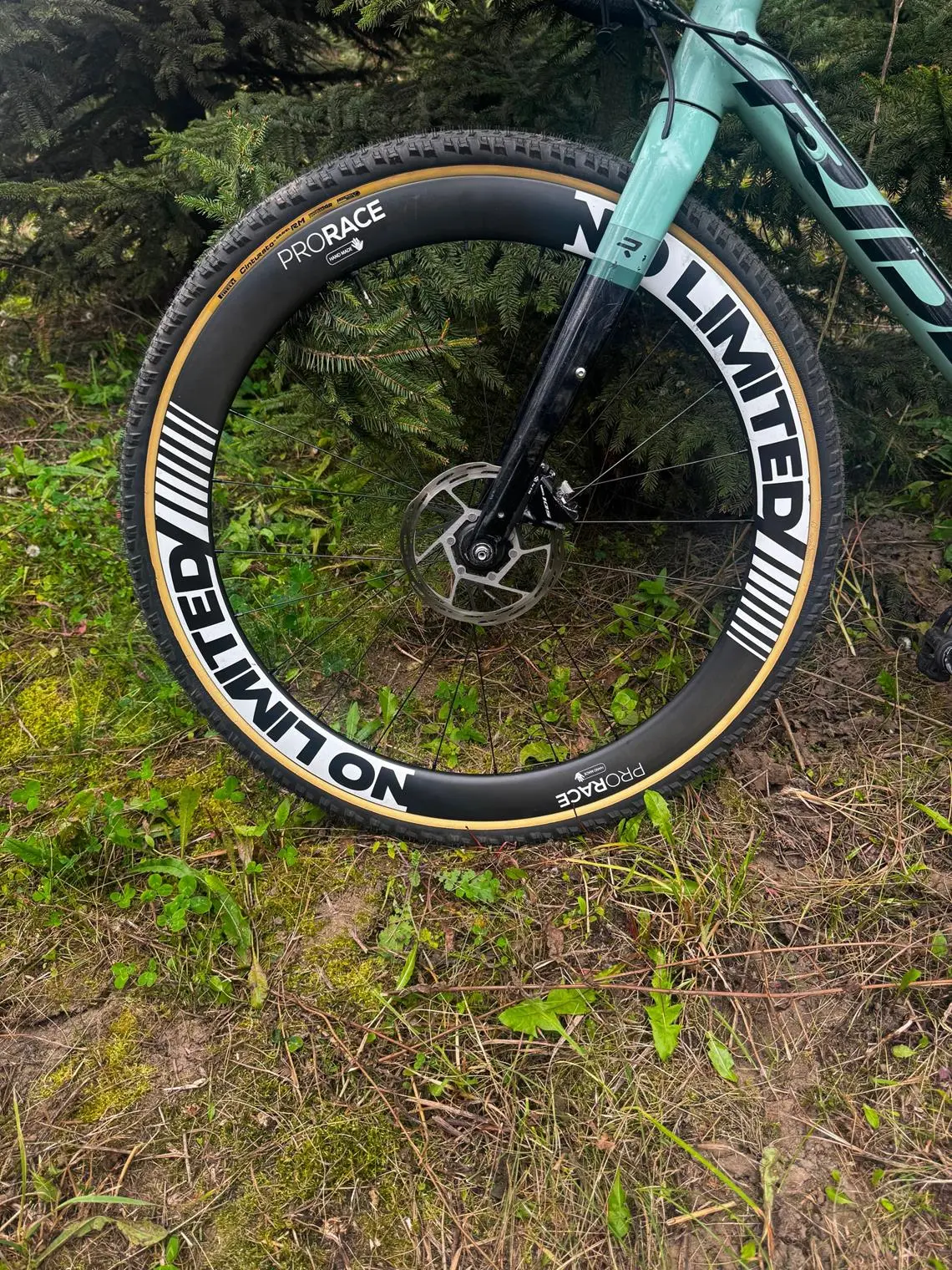 przednie koło rowerowe z oponą Cinturato Gravel RM
