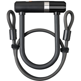 Zapięcie U-lock z linką AXA Newton Mini