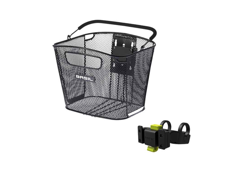 Kosz rowerowy na kierownicę BASIL Bold Front KF + KF Ahead Stem Holder