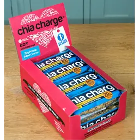 Baton białkowy CHIA CHARGE Protein Crispy Bar Vegan
