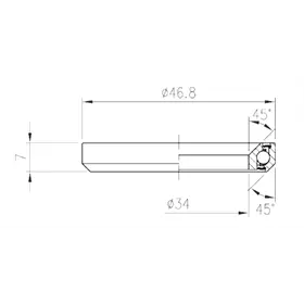 Łożysko FSA TH-970 SuperLight (MR082R) 1-1/4"