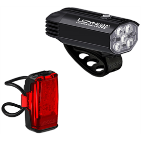 Zestaw lampek rowerowych LEZYNE Fusion Drive 500+ / KTV Drive Pro+