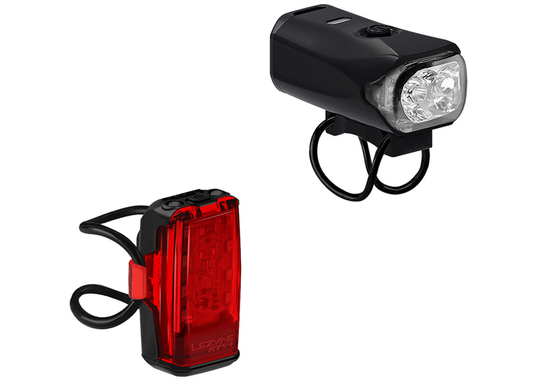 Zestaw lampek rowerowych LEZYNE KTV Drive 300+ / KTV+ Drive