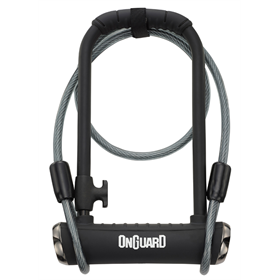 Zapięcie U-lock ONGUARD Pitbull DT 8005 z linką