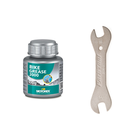 Klucz do piast PARK TOOL DCW + Smar uniwersalny MOTOREX Bike Grease