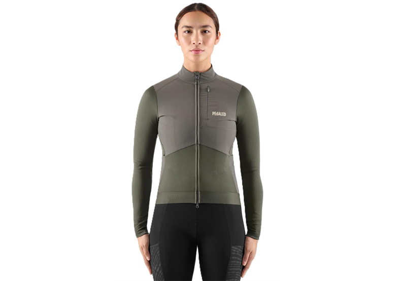 Koszulka kolarska damska PEDALED Odyssey Merino Windblock
