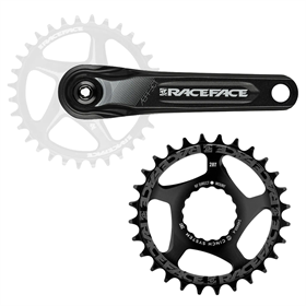 Mechanizm korbowy RACE FACE Aeffect + Zębatka rowerowa RACE FACE CINCH Direct Mount