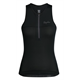 Koszulka damska bez rękawów RAPHA Half Zip Tank