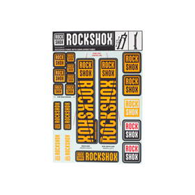 Naklejki na amortyzator ROCK SHOX Pike/Lyrik/Yari/Domain/Revelation