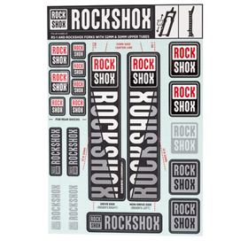 Naklejki na amortyzator ROCK SHOX RS1