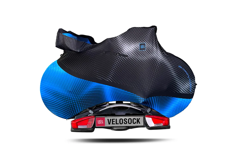 Pokrowiec rowerowy do transportu VELOSOCK Carbon Blue Wodoodporny