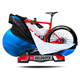 Pokrowiec rowerowy do transportu VELOSOCK Carbon Blue Wodoszczelny