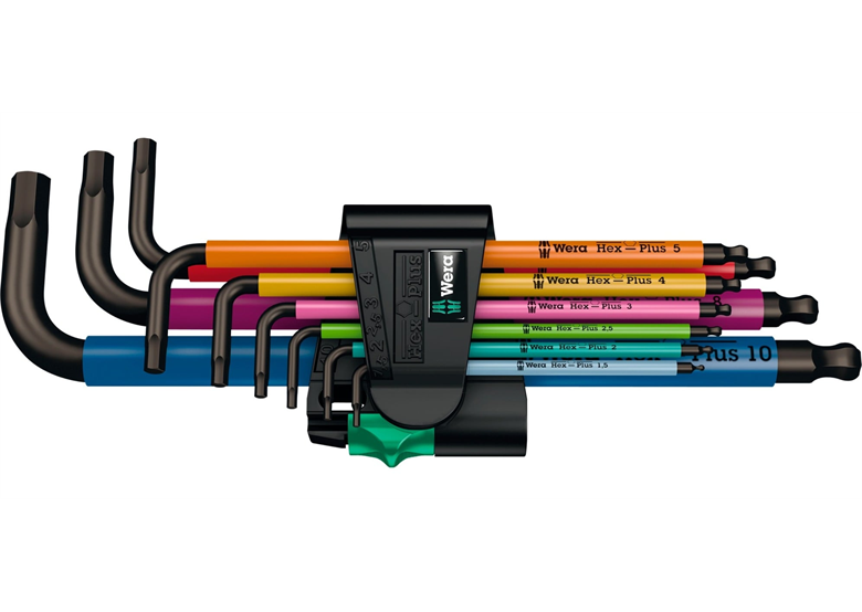 Zestaw kluczy imbusowych WERA 950/9 Hex-Plus Multicolor 1