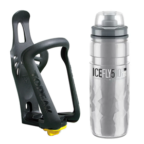 Bidon ZEFAL Arctica + Koszyk na bidon TOPEAK Modula Cage EX